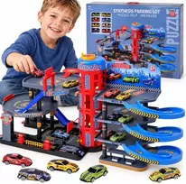 Jokomisiada Huge PARKING GARAGE - elevator, ramps, exits, movable elements + springs ZA6199
