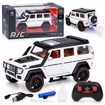 Jokomisiada Remote-Controlled Brabus G800 Metal Car with Opening Doors and LED Lights RC0771
