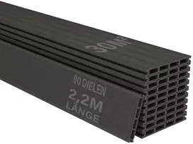 Juskys WPC terasos lentos, 30 m², pilkas