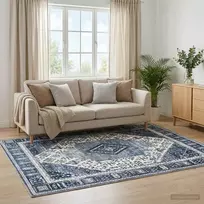 Kilimas ORIZ Tamsiai mėlyna 300 x 400 cm 100% poliesteris