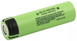 Baterija - Panasonic NCR18650B 3350mAh 3.6V Li-Ion Įkraunamos Baterijos Juoda