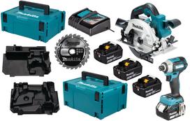 Elektrinių įrankių rinkinys Makita MAKITA ZESTAW COMBO 18V DLX2565GJ | DLX2565GJ | 197050015549