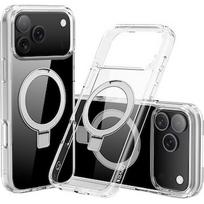 Nevox StyleShell SHOCKFlex with stand function (transparent, iPhone 17 Pro, compatible with MagSafe) 2548