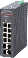 Pramoninis PoE komutatorius Hikvision DS-3T1512HP-SI, 8 PoE, 4 SFP