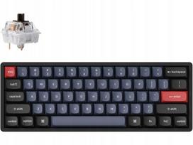 Belaidė klaviatūra KEYCHRON K12P-H3, K Pro Brown, RGB apšvietimas