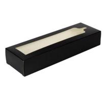 Dezutes su dangteliais ir langeliais juodos 30x9,5 cm 50 vnt.