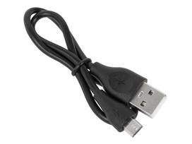 USB A - micro B jungtis 0.3 m, juoda
