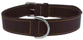 Antkaklis Zolux Leather Lined, rudas, 700 mm x 30 mm