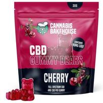 Cannabis Bakehouse CBD guminukai „Vyšnia“, 22 vnt. × 4 mg CBD, 30 g