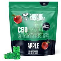 Cannabis Bakehouse CBD guminukai „Obuolys“, 22 vnt. × 4 mg CBD, 30 g