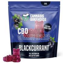 Cannabis Bakehouse CBD guminukai „Juodieji serbentai“, 22 vnt. × 4 mg CBD, 30 g