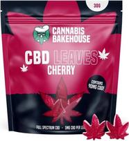 Cannabis Bakehouse CBD guminukų lapeliai „Vyšnia“, 18 vnt. × 5 mg CBD, 30 g