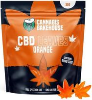 Cannabis Bakehouse CBD guminukų lapeliai „Apelsinas“, 18 vnt. × 5 mg CBD, 30 g