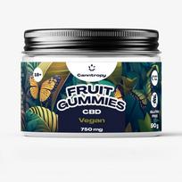 Canntropy veganiški vaisiniai CBD guminukai – 750 mg CBD, 30 vnt. × 25 mg, 90 g