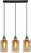 Šviestuvas lubų Candellux Lighting Doppio 33-51615, E14, 3 x 40 W, gintaro sp. / juoda sp.