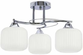 Šviestuvas lubų Candellux Lighting Dopo 33-51745, E27, 3 x 40 W, balta sp. / sidabro sp.