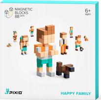 Pixio Happy Family Story Series - 88 magnetinių kaladėlių