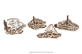 Ugears 3d Mediniai Dėlionės Modeliai - Laivai