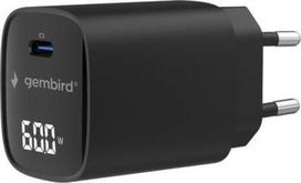 Gembird 60W USB Type-C fast charger, LCD | TA-UC-1C-PD60LCD-01-BK TA-UC-1C-PD60LCD-01- | 8716309138451