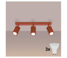 BRILAGI - LED taškinis šviestuvas CRESTO 3xGU10/10W/230V oranžinis