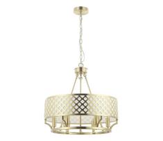 Open Design OR84382 - Kabantis šviestuvas ant grandinės VERNO 6xE14/12W/230V žalvarinis
