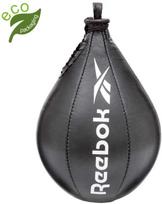 Reebok Combat Speed Bag bokso greičio kriaušė, odinė, pripučiama, juoda