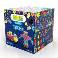 Kaladėlės MELI Basic Tech+ 780 el. - konstrukciniai vafliai su mechanizmais 3+