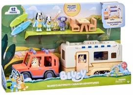 bluey – Family 4WD and Caravan playset (90130)