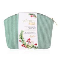 Vonios priemonių rinkinys Accentra Bath set Winter Spa: dušo želė, 100 ml + kūno losjonas, 100 ml + kempinė, 1 vnt. + kosmetinė