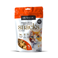 Skanėstas katėms Dr Malou Freeze Dried, lašiša, 0.050 kg