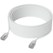 Ubiquiti UniFi UACC-Cable-EL-6A-8M-W Premium Patch Cable Ultra-thin braided, designed and optimized for 10GbE networking, RJ45
