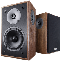 Magnat Monitor S10 D Surround Sound Speakers, Walnut, Pair