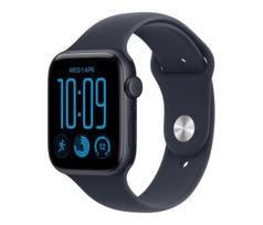 APPLE Smartwatch Watch SE 3 GPS + Cellular, 44mm Midnight Aluminium Case, Navy Sport Band - S/M