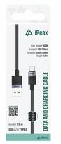iPeax 90010108 USB-A / USB-C Cable 1.5m