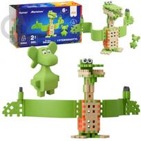 Marioinex Diplodocus ir Pterodactyl blokelių mini vafliai 60 vnt + figūrėlė