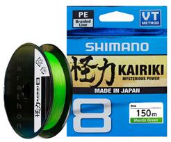 Shimano Kairiki 8 pintas valas 150m 0.06mm žalias 5.3kg