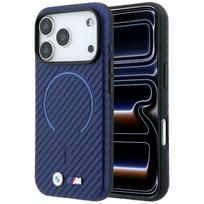 BMW Carbon Printed Ring MagSafe Case for iPhone 18 Pro Max / 17 Pro Max, navy blue