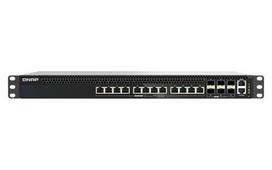 QNAP QSW-M5218P-6F12T network switch Managed L3 10G Ethernet (100/1000/10000) Power over Ethernet (PoE) 1U Black