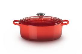 LE CREUSET 21178290602430 4.7 L Oval Cherry (fruit), Red