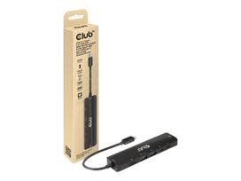 CLUB 3D Club3D USB-C 6in1-HUB  HDMI/2xUSB/2xUSB-C/LAN 4K120Hz PD100W retail
