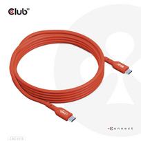 CLUB 3D Club3D USB 2 Type C PD 240W / 480Mb 3m Steel/Steel retail