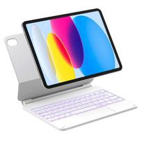inateck KB09119-10 white iPad keyboard with trackpad, QWERTZ