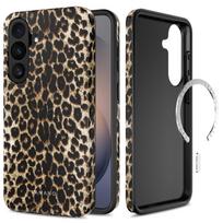 Tech-Protect Lamano MagSafe Case for Samsung Galaxy S26 FE - Brown-Beige