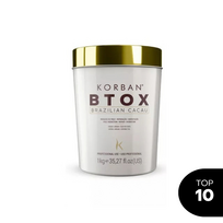 Korban Btox Brazilian Cacau plaukus atstatanti procedūra, 1kg.