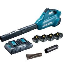 Akumuliatorinis pūstuvas Makita DUB362PG4, 4x6.0Ah, 18 V + plokščias antgalis