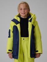 4F Snowboardo striukė membrana 8000 berniukams - multispalvė 140