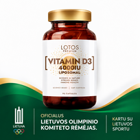 VITAMIN D3 Liposominis Vitaminas D3 4000TV, 90 kapsulių