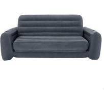 Pripučiama sofa-lova Intex 66552, 224 x 203 x 66 cm, pilka, 2-in-1