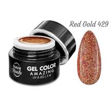 NANI UV gelis Amazing Line 5 ml - Red Gold