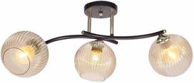 Šviestuvas lubų Candellux Lighting Manon 33-51851, E27, 3 x 40 W, gintaro sp. / juoda sp.
